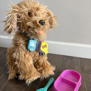 Sky Rocket - SkyRocket Moji the Lovable Labradoodle Brown Interactive Puppy Dog